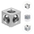 thumbnail image 2 of MasteelfCA 1 Ensemble 4 Pcs Support d'Angle Profil en Aluminium (Argent), 2 of 7