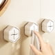 thumbnail image 5 of Ganchos Adhesivos Beige para Toallas | Montaje En Pared Sin Taladro | Paquete de 6 Ganchos de Abs Sin Perforaciones para Toallas y Paños, Ideales para Cocina, Baño y Almacenamiento En Puertas, 5 of 6