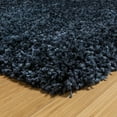 thumbnail image 5 of Gertmenian Ultimate Shag Solid Color Dark Blue Indoor Area Rug, 9x13, 5 of 8