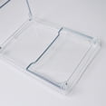 thumbnail image 4 of Estante de almacenamiento de escritorio de gran capacidad, estante de cocina de acrílico transparente, organizador de archivos de escritorio de oficina de una sola capa, 4 of 11