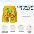 thumbnail image 5 of Gaeub Bless This Home Mens Swim Trunks Stretch Beach Shorts Quick Dry for Men Swim Shorts Swimwear with Pockets- 3X-Large, 5 of 9