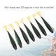 thumbnail image 4 of Señuelos de Pesca Suaves 7PCS T Tail Fish Bait 10cm 55g 3D Eyes Colorful Glitter Artificial Soft Bait para Pesca de Agua Dulce Salada ANGGREK Otros, 4 of 8
