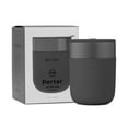 thumbnail image 2 of W&P Porter Ceramic Mug w/ Protective Silicone Sleeve, Charcoal 12 Ounces | On-the-Go | Reusable Cup for Coffee or Tea | Portable | Dishwasher Safe, 2 of 4