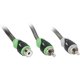 thumbnail image 1 of Adaptador RCA en Y RAPTOR Serie PRO 1 hembra / 2 machos, 1 of 4