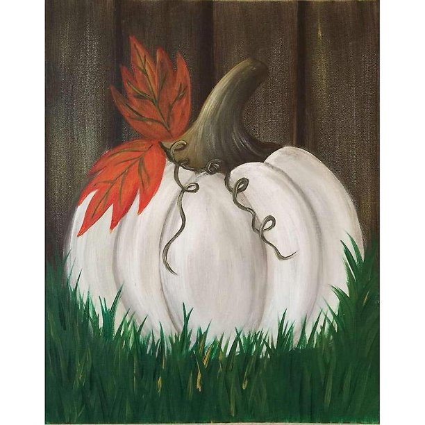 Pintura Completa de Diamantes Calabaza de Halloween Rojo Verde 5D Artesanal por Número