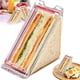 thumbnail image 2 of 2X Triangle Sandwich Container Plastic Sandwich Bag Reusable Sandwich Portable, 2 of 5