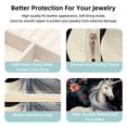 thumbnail image 3 of Unicorn Travel Portable Square Jewelry Box with Necklace Organizer, Earring Organizer, and Display Case - Ideal for Rings, Earrings, Necklaces, Bracelets, and More - Suitable for Girls and Women, 3 of 6