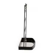 Mango Steam Tabletop Mirror Base Stud Earring Jewelry Organizer, Display Stand, Storage, Gift (Black, Metal)