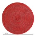 thumbnail image 2 of Bangcool Napperon Rond Tressé Isolation Thermique en Lin pour Cuisine, 2 of 10