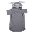 thumbnail image 2 of XingJian LLC Costume à Capuche Oreilles de Lapin pour Chats et Petits Chiens - Gris m, 2 of 10