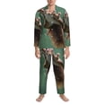 thumbnail image 3 of Kdxio Squirrel Men’s Pajama Set Pajamas For Men 2 Piece PJ Set with Men Pajama Pants and Long Sleeve T-Shirt Lounge Set-Large, 3 of 7