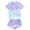 Purple1, variant on 6-7 T Bathing Suits For Teens Stylish Girls Two Piece Swimsuit Sporty Youth Swimwear Outfit Comfortable Fit
