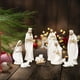 thumbnail image 3 of en miniatura, adornos navideños del nacimiento de Jesús, pantalla decorativa de resina, estatua de muñeca, para regalo de decoración del perfecl Natividad Estatuilla Estatua, 3 of 7