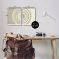thumbnail image 3 of Stupell Rustic Mandala Boho Pattern Abstract Painting White Framed Art Print Wall Art, Set of 2, 3 of 9