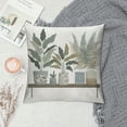 thumbnail image 2 of COMIO Quote Cactus Succulent Plants Potted Plants Throw Pillow Cover Cushion Case Home Office Decorative Rectangle White, 2 of 5