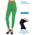 thumbnail image 2 of High Waist Tummy Shaping Slimming Ankle Leggings Pants Warm Fleece Lined, 2 of 3