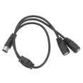 thumbnail image 4 of LABSERRON 1Pack Black Flexible DIN 5-Pin Splitter Cable for MIDI Port Splitting and Audio Connection, 4 of 8