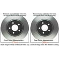 thumbnail image 4 of Detroit Axle - Brake Kit for 2011-2015 Chevrolet Cruze 2014-2016 Sonic Drilled & Slotted Brake Rotors Ceramic Brake Pads: 10.87" Front and 10.55" Rear Rotors, 4 of 10