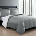 thumbnail image 2 of VCNY Home Micromink 2-Piece Grey Solid Color Comforter Set, Twin, 2 of 5