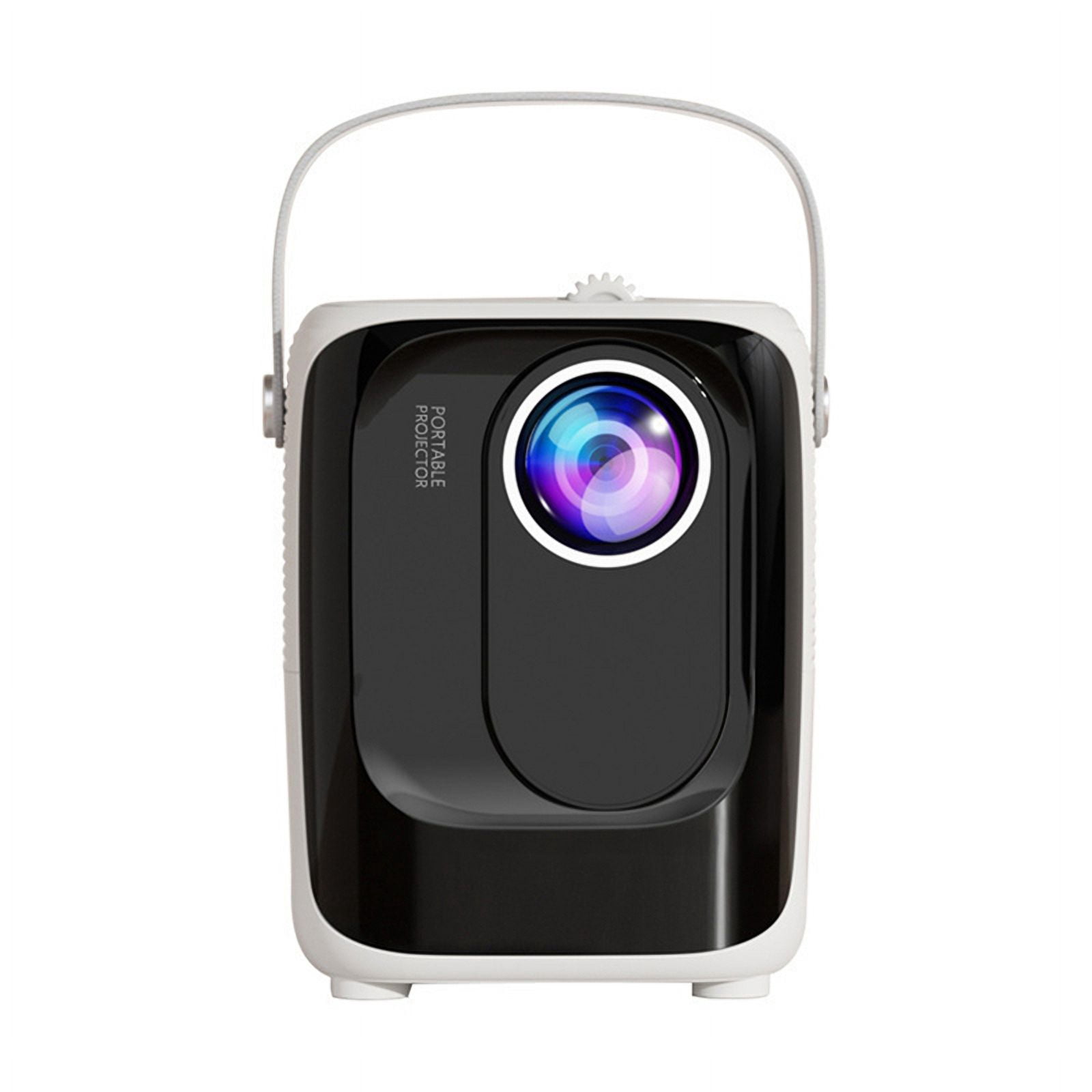 S10 1080P Mini Projector Bluetooth-Compatible Android Portable Projector 5G Wifi Home Theater White US PLUG