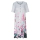 thumbnail image 3 of ICHUANYI Clearance Women's Summer Casual Printing Short Sleeve Dress Short Sleeve Round Neck Ankle Dress(White, L) ICHUANYI WER2023080912142, 3 of 5