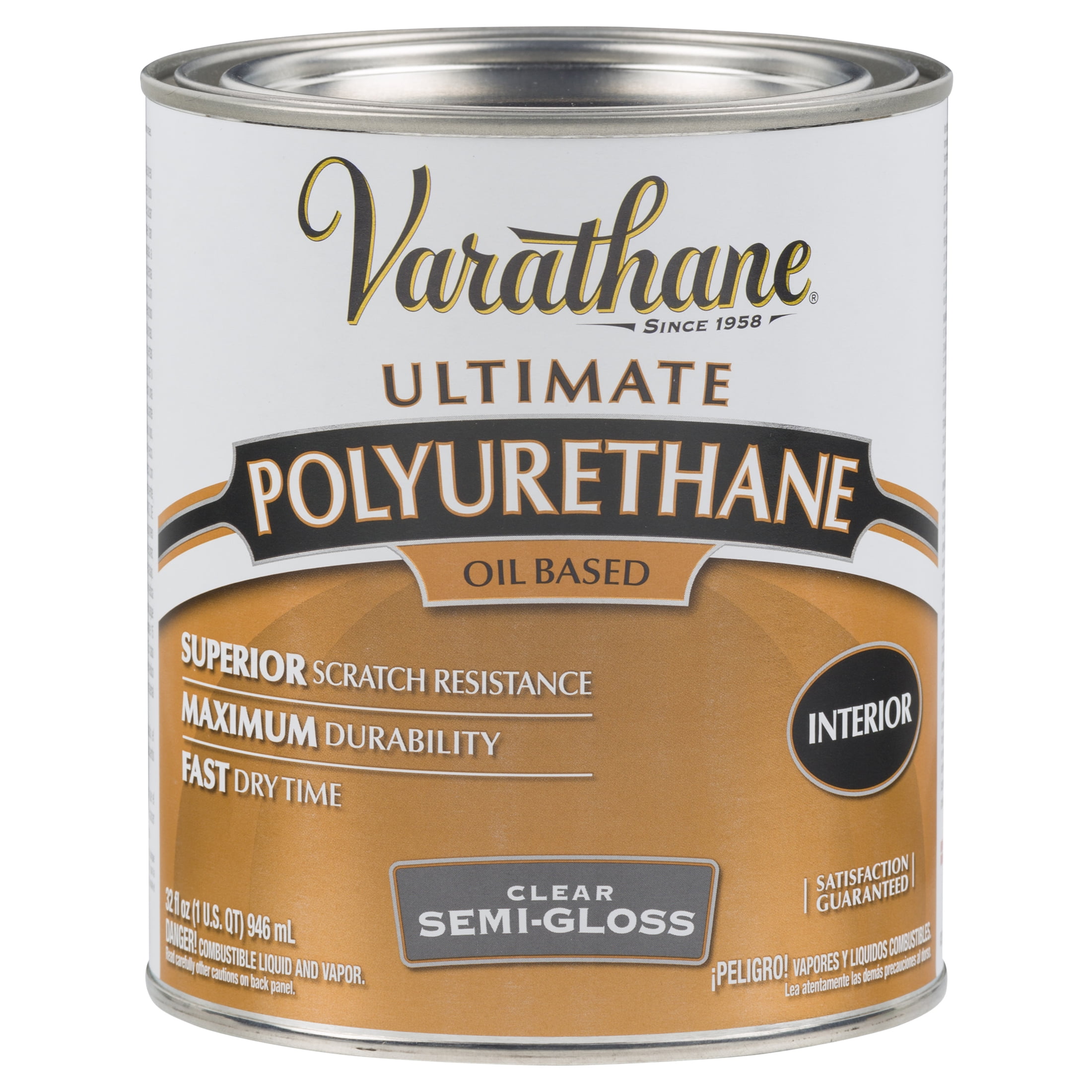 Clear, Varathane SemiGloss Ultimate Polyurethane OilBased6041H