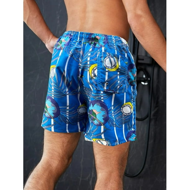 Shorts Hombre Verano Short Playa Traje Bano Con Forro Malla LOLE Short