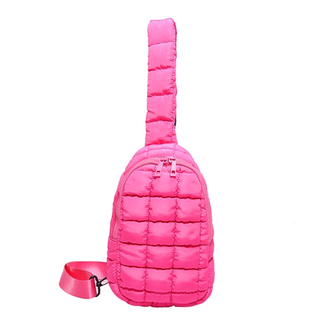 Riñonera Informal Con Forma Nube Bolso Pecho Acolchado para Mujer Hobo Suave
