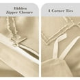 thumbnail image 6 of EMME Duvet Cover Set Microfiber, Tufted Twin Duvet Cover Set, Boho Bedding Sets for All Seasons, 2 Pieces Embroidery Chic Duvet Cover Full, 1 Duvet Cover + 1 Pillowcase (Beige, Twin), 6 of 7