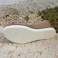 thumbnail image 6 of HomeDM Wedge Flatform Sandals for Women Summer Comfort Open Toe Slip-On Summer Beach Slides Sandals, Gold Size 6, 6 of 9