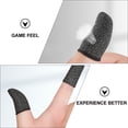 thumbnail image 3 of OULII 10Ud Para Dedos En Juegos Con Material Premium Resistente Y Color Negro, 3 of 8