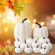 thumbnail image 1 of 12 Piezas de Decoración de Calabaza, Grandes Mini Pequeñas Calabazas Blancas Falsas Decoraciones de Otoño Decoraciones de Otoño Decoraciones Blancas de Halloween, 1 of 5