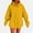 02# Yellow, variant on Womens Casual Hoodies Fleece Sweatshirts Long Sleeve Sweaters Pullover with Pocket Dark Green 5XL