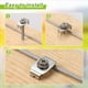 thumbnail image 5 of Grapas para Cercas, Clavos para Cercas para Madera Blanda, Grapas para Cercas de Alambre Reutilizables, Tornillos para Cercas de y Tejidas, 100 Sujetadores para Cercas, 5 of 5