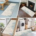 thumbnail image 5 of Blue Seahorse Coastal 2'x6' Runner Rugs for Hallway Kitchen Bedside Non Slip, Summer Beach Nautical Ocean Coral Vintage Entryway Rug Runners with Rubber Backing, Long Carpet Runner for Laundry Room, 5 of 8