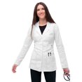thumbnail image 5 of Bata De Laboratorio Elástica Universal Adar Para Mujer - Bata De Laboratorio Con Cintura Con Lengüeta De 28" - 3300 - Blanco - S, 5 of 5