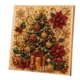 thumbnail image 3 of Christmas Poinsettia Xmas Tree Pearl Art Kit Diy Winter Cute 3d Diamond Painting Set Christmas Diamond Art Pearl Kit Creative Diy Seasonal Party Gift for Adults, 3 of 8