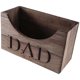 thumbnail image 3 of Organizador de gorras de béisbol, expositor de gorras, soporte para perchero, soporte de madera rústica para sombreros, caja de regalo para manualidades para el día del padre C, 3 of 4