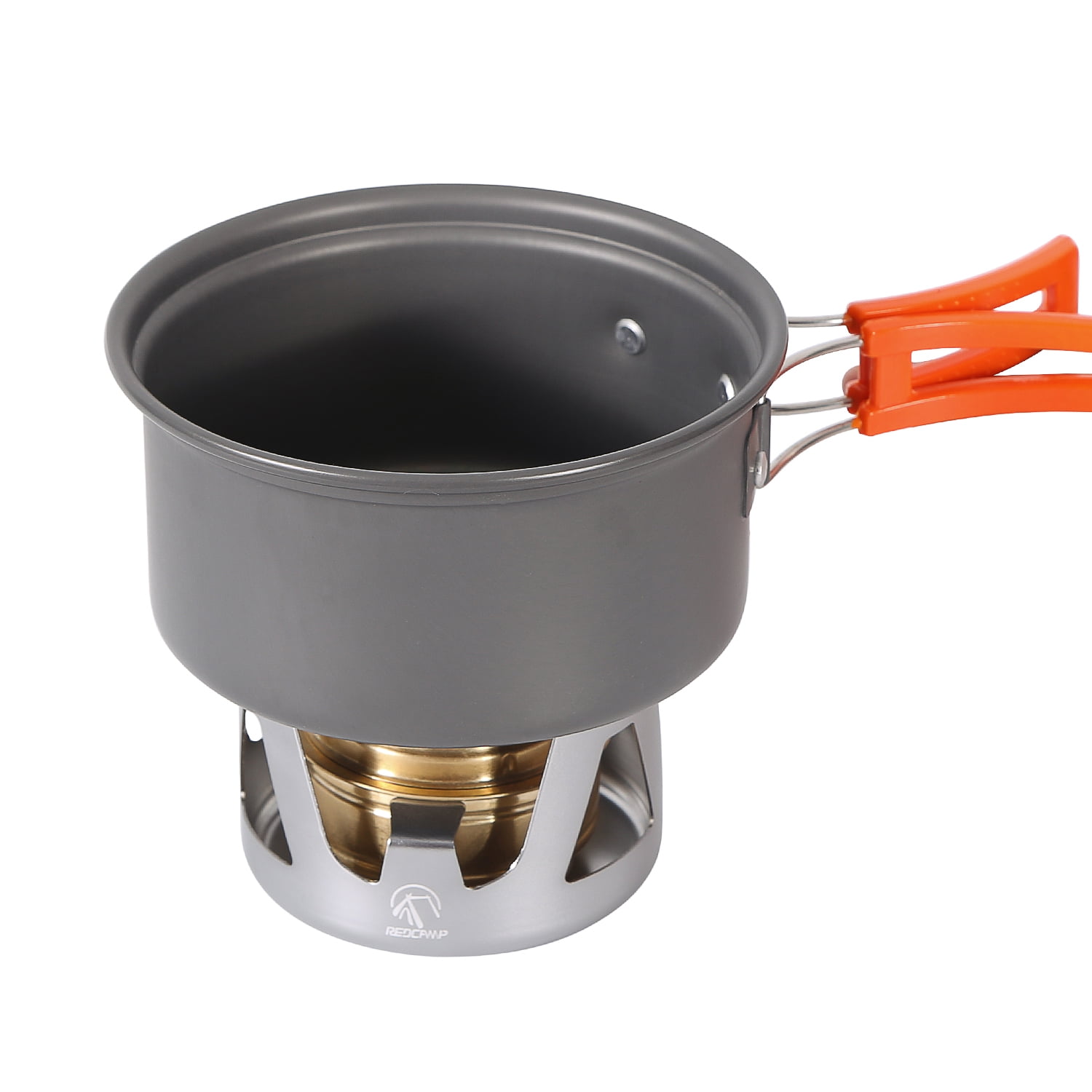 Redcamp Mini Alcohol Stove Burner for Camping, Lightweight Portable Spirit Burner with Stand