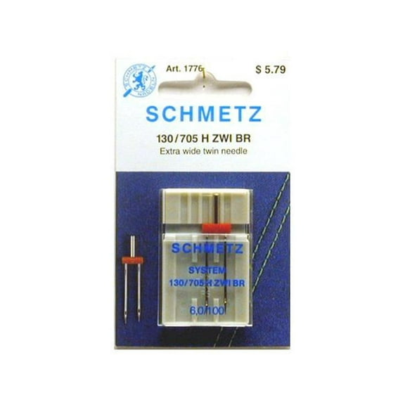Schmetz Needle Twin Size 100/6.0