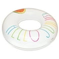 thumbnail image 2 of Rae Dunn x CocoNut Float Junior Ring Floats - 32 Inch Inflatable Raft & Durable Water Inner Tube - Stable Ride-On for Summer Parties & Swim Events, 2 of 6