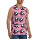 thumbnail image 2 of Balery Cute Panda Camisetas sin mangas para hombre, absorbe la humedad y protege contra el mal olor.-Medium, 2 of 7