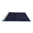 thumbnail image 2 of Ahgly Company Machine Washable Indoor Square Persian Blue Traditional Area Rugs, 4' Square, 2 of 4