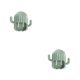 thumbnail image 1 of Billuyoard Soporte para cepillos de Baño de pared Universal Organizador de cepillos de de doble ranura Escurridor Soporte sin perforaciones Verde claro 2Conjunto, 1 of 6