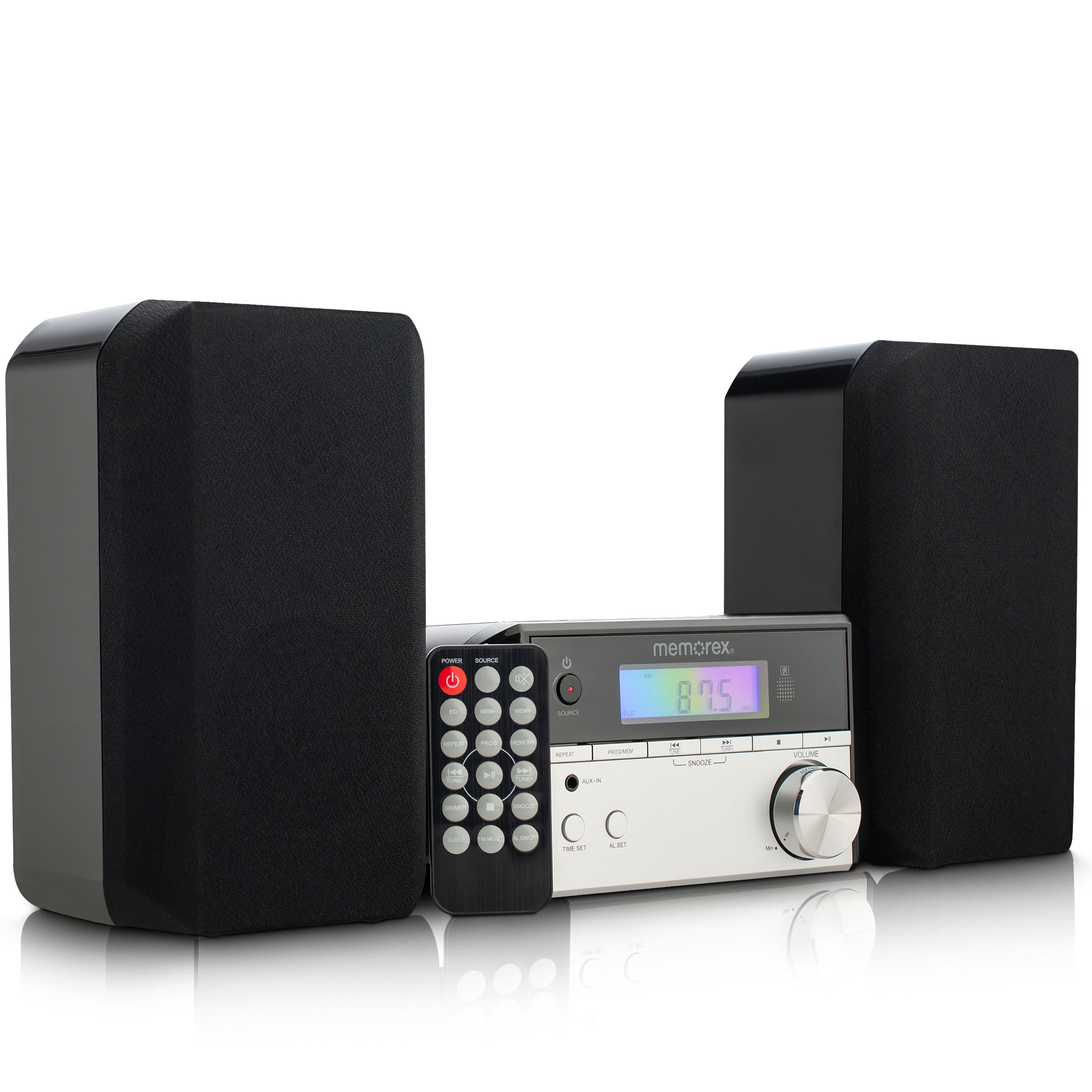 LONPOO CDステレオシステム LP-816 LONPOO LP-816 Bluetooth Home Stereo System, 40 Watts RMS CD