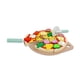 thumbnail image 2 of Juego de simulación de pizza, juego de comida para jugar, accesorios de cocina, juguetes de pizza de madera, juguete de comida para cortar, para, 2 of 9
