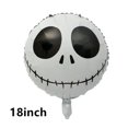 thumbnail image 3 of Globos de fantasmas de pesadilla de feliz Halloween, decoraciones, globos de aluminio, juguetes inflables, globos blancos y negros, suministros para fiestas de cumpleaños, 3 of 5