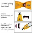 thumbnail image 2 of (5 Pcs) Woodworking Chainsaw Teeth Sharpener Grindstone, Chainsaw Fast-sharpening Stone Replacement Kit, 2 of 5