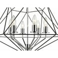 thumbnail image 4 of 6 Light Chandelier In Geometric Architectural Style 22.25 Inches Wide By 19.25 Inches High     -Traditional Installation Z-Lite 918-22Mb-Ch, 4 of 6