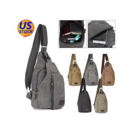 - Small Military Army Vintage Tactical Canvas Shoulder Backpack Messenger Bag Satchel bag Trekking Sport Travel Rucksacks Hiking Bags Bookbag Working Bag Messenger Bag for Men Woman